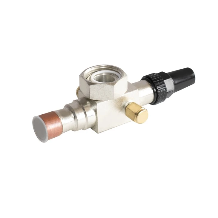 Copper Connection Rotalock Valve For Refrigeration | Durable Brass Rotalock Service Valves
